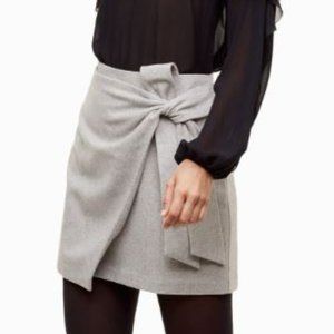 Aritzia Wilfred Gray Wrap Skirt Size 4